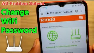 how to change tenda wifi password [upl. by Genny646]