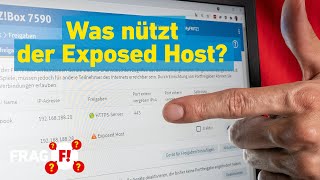 Was nützt der quotExposed Hostquot  Frag FRITZ 61 [upl. by Nahsar909]