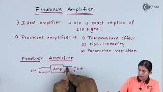 Principle of Feedback Amplifiers  Feedback Amplifiers  Applied Electronics [upl. by Ardle38]