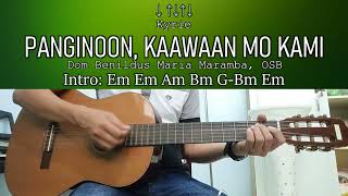 Panginoon Kaawaan Mo Kami  Benildus Maramba OSB  Guitar Chords [upl. by Reis704]