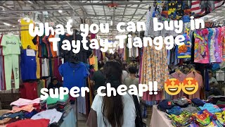 Taytay Tiangge 2024  WHAT YOU CAN BUY IN TAYTAY TIANGGE [upl. by Kathryn463]