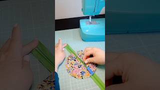 Unusual Zipper Pouch circular sewing sewingtutorial sew stitch diycrafts shorts [upl. by Anoet]