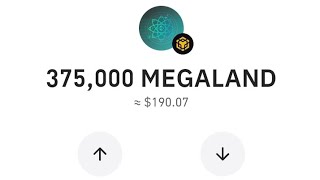 MEGALAND Airdrop Free 190 Profit Received Dont Miss Join Now megaland token listed mexc exchange [upl. by Larual]