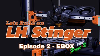 LH Stinger  Build Episode 2 Wiring  Fastest Bed Slinger 3D Printer Fysetc Kit  Build Along [upl. by Nnylhtak]