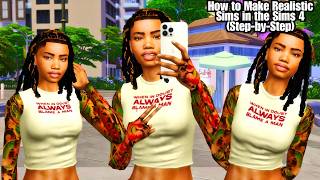 The Secrets on How to Create Realistic Sims 100 CC Links  Free Alpha CC Sims Dump  The Sarah O [upl. by Attena70]