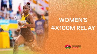 World U20 Record Womens 4x100m Relay Final  World Athletics U20 Championships [upl. by Eugenides38]