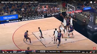 NBA 2K24 Team USA 2024 vs Dream Team 1992 [upl. by Mona668]