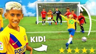 I Created A Football Tournament ft KID MESSI amp KID NEYMAR [upl. by Shantee]