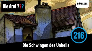 Die drei Fragezeichen Folge 216  Die Schwingen des Unheils  Hörprobe zum Hörspiel [upl. by Eelyram]