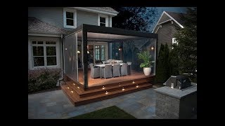 Outdoor Living  Louvered Pergola and Motorized Screens by Exosysteme [upl. by Reiners]