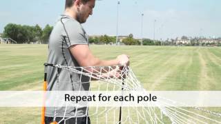 Bownet Soccer Goal 4x8 Set Up Video [upl. by Yhotmit706]