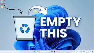 How to Empty Recycle Bin in Windows 11 Clear Recycle Bin [upl. by Silber]