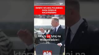 Duda podziękował Lechowi Kaczyńskiemu [upl. by Yra853]