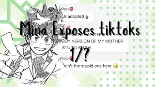 Mina Exposes tiktoks1Izukuఌ [upl. by Eignat393]