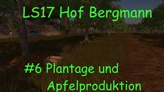 LS17  Hof Bergmann  6 Plantage und Apfelproduktion Apfelkisten Mosterei [upl. by Eggett]