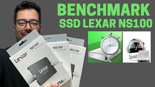 BENCHMARK SSD LEXAR  SERA QUE É BOM MESMO  NS100 [upl. by Florenza5]