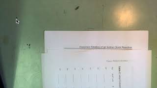 Kinetics of Iodine Clock Reaction on LabFlow [upl. by Rania]