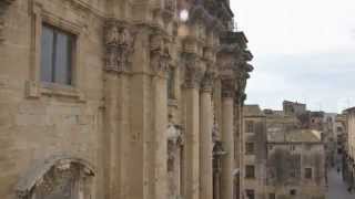 Fachada y alrededores de la Catedral de Tortosa [upl. by Letsyrc377]