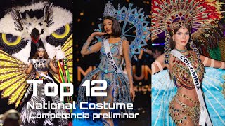 Miss Universe 2024 Top 12 National Costume [upl. by Philbo848]