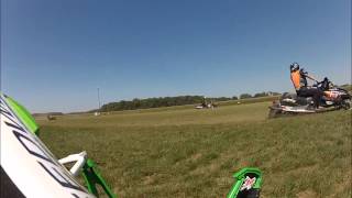 Jades F7 Grass Drag Crash [upl. by Angelico412]