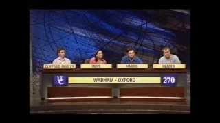 Wadham College Oxford vs Robinson Cambridge  University Challenge 2006 [upl. by Onavlis]