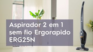 Novo Aspirador Vertical Ergorapido ERG25N [upl. by Ellemrac]