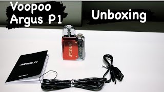 Argus P1 By Voopoo Red Blood Unboxing vape vapelife youtuber [upl. by Gratt]