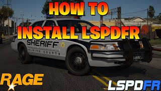 How To Install LSPDFR ROCKSTAR LAUNCHER [upl. by Akyre]