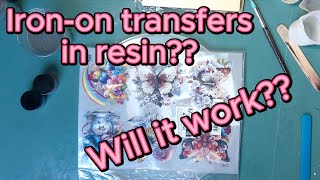 Will Iron on Transfers Work On Resin EP 89 [upl. by Adamski812]