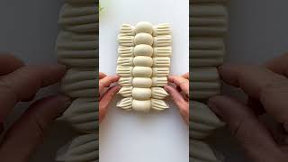 UNIQUE DUMPLINGS FOLDING dumplings food shorts trending viralvideo [upl. by Mok]