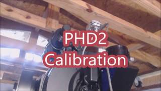 PHD2 Calibration from Backyard Astronomy at Dreamworld Observatory [upl. by Neztnaj]