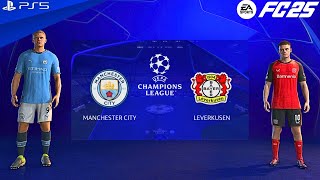 FC 25  Manchester City vs Bayer Leverkusen  UEFA Champions League Final 2425 [upl. by Skinner856]