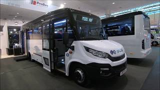 PROBUS MOBI HNF IVECO DAILY INDCAR 70C18 MIDI BUS WALKAROUND AND INTERIOR [upl. by Ogawa]