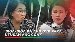 VP Saras chief of staff detained after House panel discovers her letter to COA  ABSCBN News [upl. by Oleic985]