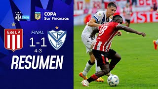 Estudiantes de la Plata 11 43 Vélez  CopaLPF  Resumen  Final [upl. by Asyram]