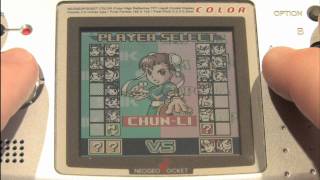 Classic Game Room  SNK VS CAPCOM for Neo Geo Pocket Color review [upl. by Best]