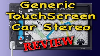 Generic Touch Screen Car Stereo Review 7010B 7012B 7018B [upl. by Cynthie308]