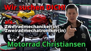 Wir suchen DICH Zweiradmechaniker  Zweiradmechatroniker  Motorrad Christiansen  Münster DE HD [upl. by Koenraad]