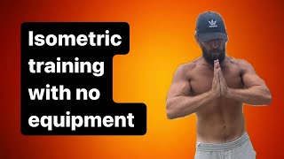 ISOMETRIC TRAINING WITH NO EQUIPMENT ‼️ [upl. by Hairas]