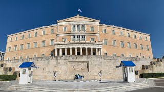 Syntagma Square and Plaka  Athens Greece 2019 [upl. by Alihet808]