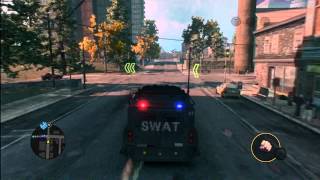 Saints Row The Third Vehicle Theft 25 Lockdown [upl. by Airbmak]