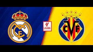 Real Madrid vs Villarreal TV Channel La Liga [upl. by Custer]