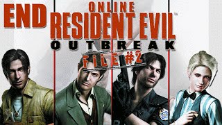 Resident Evil Outbreak File 2 Online CoOp  Stage 5 End of the road NYX BOSS END [upl. by Nowd]