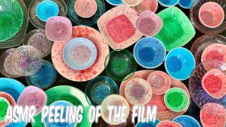 ASMR Peeling Off the Film Relaxing sounds Satisfying video 8 [upl. by Atekan235]