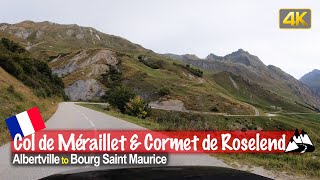 Driving the Col de Méraillet amp Cormet de Roselend pass in France [upl. by Josepha638]