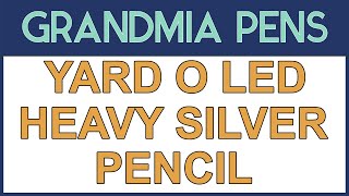 VINTAGE YARD O LED HEAVY SILVER MECHANICAL PENCIL [upl. by Bilski]