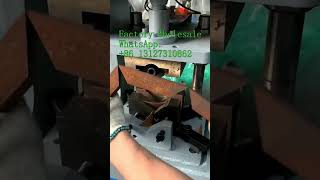 Installation skills of square tube corner cutting machine [upl. by Josephina]