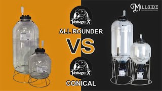 KegLand FermZilla All Rounder VS the KegLand FermZilla Conical [upl. by Soilisav]