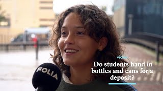 Leveren studenten flesjes en blikjes in voor statiegeld ‘Bespaar graag tien euro op boodschappen’ [upl. by Halsted]