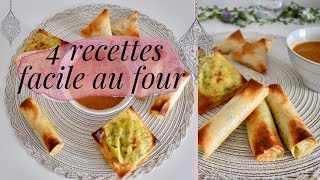 4 Recettes de Bricks au four  Très Facile et Rapide 🌙 Recette spécial Ramadan 2021 [upl. by Ahtiuqal]